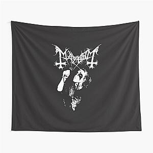 Mayhem Norway Band Original Logo Fanart In Memory of Per Yngve Ohlin Dead Tapestry