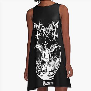 Mayhem - Norway Band - Original Logo - Fanart - Daemon Album Cover A-Line Dress