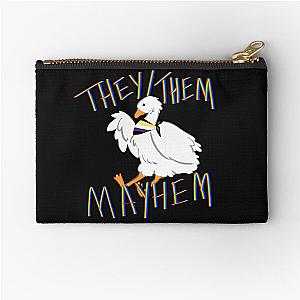 They Them Mayhem Goose Zipper Pouch