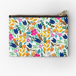 Flower Mayhem Zipper Pouch