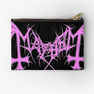 Mayhem - Norway Band - Original Logo - Fanart - Pink Edition Zipper Pouch