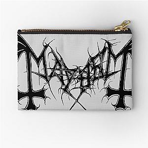 Mayhem - Norway Band - Original Logo - Fanart - Black Edition Zipper Pouch