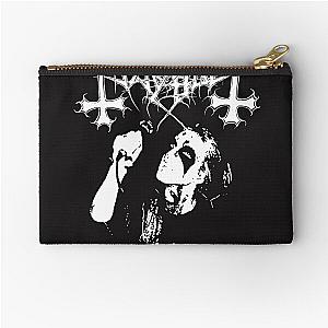 Mayhem Norway Band Original Logo Fanart In Memory of Per Yngve Ohlin Dead Zipper Pouch