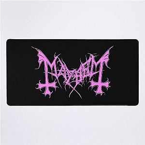 Mayhem - Norway Band - Original Logo - Fanart - Pink Edition Desk Mat