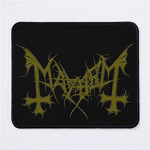 Mayhem - Norway Band - Original Logo - Fanart - Gold Edition Mouse Pad