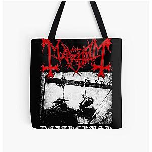 Mayhem Deathcrush Euronymous Dead Varg All Over Print Tote Bag