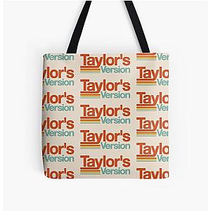 Midnights Mayhem Taylor's Version - 70s Retro All Over Print Tote Bag