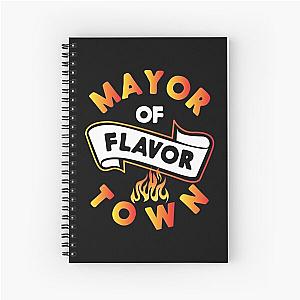 design for Mayor of Flavor Town product Spiral Notebook