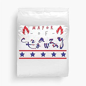 Mayor of Crazy Town Duvet Cover