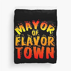 T-Shirt for Mayor of Flavor Town Duvet Cover