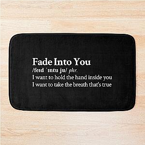 Fade Into You by Mazzy Star Aesthetic Quote Black Bath Mat