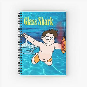 Glass Shark - MBMBAM Spiral Notebook