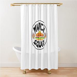 MBMBAM Munch Squad Shower Curtain