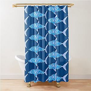 MBMBaM Glass Shark Shower Curtain