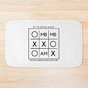 MBMBAM Tic Tac Toe (Black Logo) Bath Mat