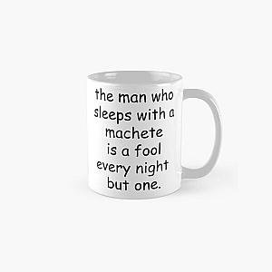 sleep with a machete  justin mcelroy my brother my brother and me Classic Mug RB1010