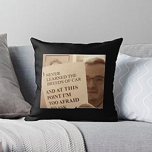 never learned breeds of car griffin mcelroy meme Throw Pillow RB1010