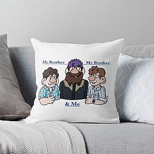 The Brothers McElroy Throw Pillow RB1010