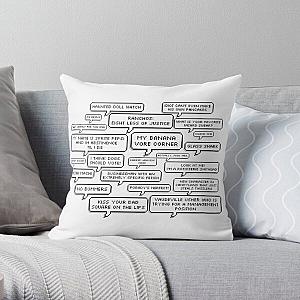 MBMBaM Quote Compilation Throw Pillow RB1010