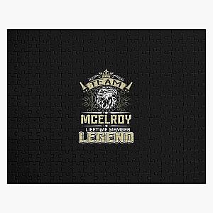 Mcelroy Name T Shirt - Mcelroy Eagle Lifetime Member Legend 2 Gift Item Tee Jigsaw Puzzle RB1010