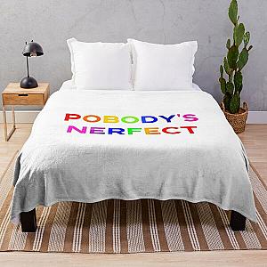 mcelroy- pobody's nerfect Throw Blanket RB1010