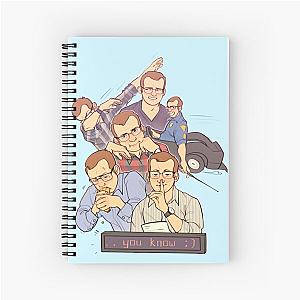 griffin mcelroy: human cryptid (poster edition) Spiral Notebook