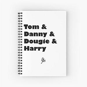 Tom & Danny & Dougie &  Harry mcfly Spiral Notebook