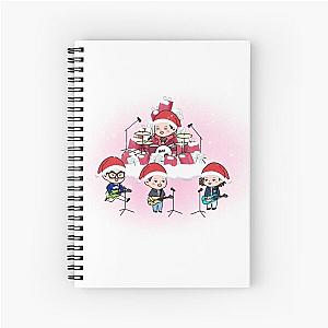 McFLY with Christmas hats Spiral Notebook