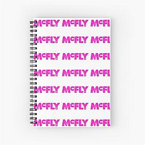 McFly Logo (pink) Spiral Notebook