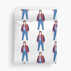 Minimalistic Marty McFly  Duvet Cover