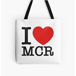 I LOVE MANCHESTER ( I heart MCR All Over Print Tote Bag