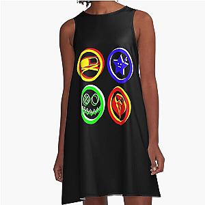 MCR Danger Days Killjoys Symbols  A-Line Dress