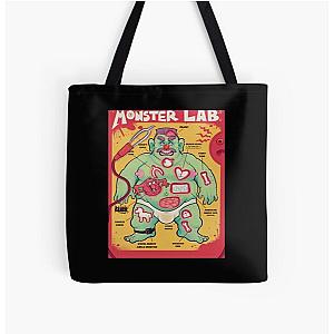 LIMITED EDITION  MONSTER LAB FOURTH EPISODE  MEATCANYON All Over Print Tote Bag RB1212