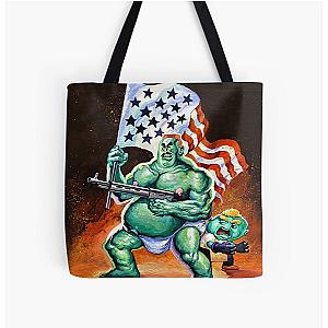 LIMITED EDITION  MONSTER LAB SEVENTH EPISODE  MEATCANYON All Over Print Tote Bag RB1212