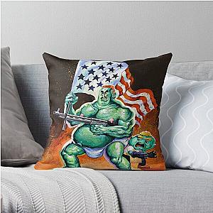 LIMITED EDITION  MONSTER LAB SEVENTH EPISODE  MEATCANYON Throw Pillow RB1212