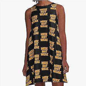 Meek not Weak A-Line Dress