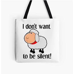 Meek Lamb - Civil Disobedience All Over Print Tote Bag