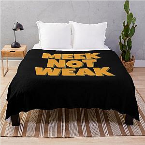 Meek not Weak Throw Blanket