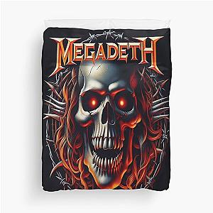 Megadeth skull logo Duvet Cover