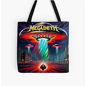 Megadeth Boston UFO All Over Print Tote Bag