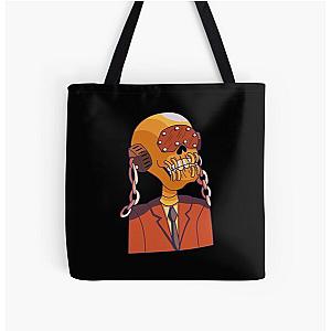 Vic Rattlehead from Megadeth All Over Print Tote Bag