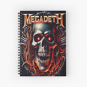 Megadeth skull logo Spiral Notebook