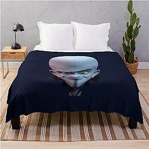 Smiling Megamind 3D Throw Blanket