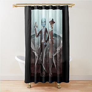 Art Megamind Shower Curtain