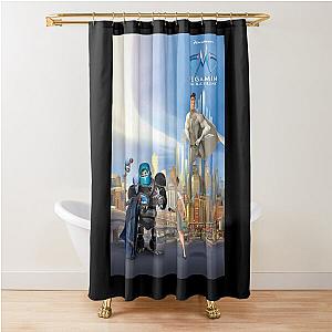 Art Megamind Shower Curtain