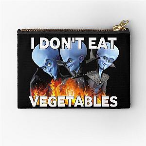 I Don't Eat Vegetables Zipper Pouch Megamind