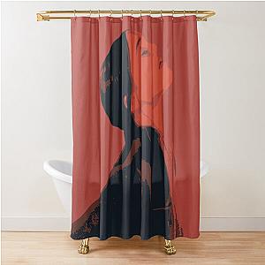 Megan Fox 2021 Digital Drawing Shower Curtain