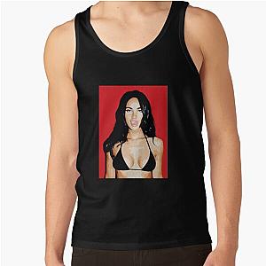 MEGAN FOX RED PAINTING TANK TOP