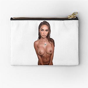 Megan Fox Fake Nude Zipper Pouch