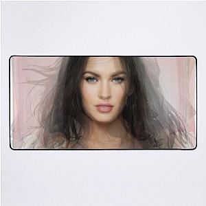 Megan Fox Portrait Design Desk Mat